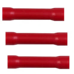 Stoßverbinder Isoliert 0,5mm² Bis 1,5mm² (rot) - Pack Mit 100 Stück