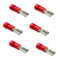 Flachsteckhülse 0,5mm² Bis 1,5mm² Steckmaß 6,3 X 0,8mm - Pack Mit 100 Stück