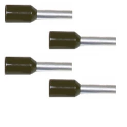 Aderendhülsen Isoliert 1,5mm² Schwarz - Sparpack Mit 500 Stück