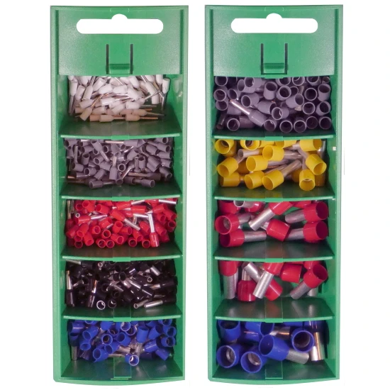 2er Set Schiebeboxen Aderendhülsen Isoliert Mit 500 Stück 0,5 Bis 16mm² 3 2er Set Schiebeboxen Aderendhülsen Isoliert Mit 500 Stück 0,5 Bis 16mm²