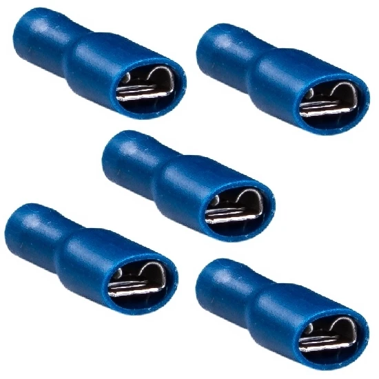 Flachsteckhülse Vollisoliert 1,5mm² Bis 2,5mm² Steckmaß 6,3 X 0,8mm - Pack Mit 100 Stück 3 Flachsteckhülse Vollisoliert 1,5mm² Bis 2,5mm² Steckmaß 6,3 X 0,8mm - Pack Mit 100 Stück