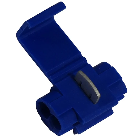 Abzweigklemmverbinder Isoliert 1,5mm² Bis 2,5mm² (blau) - Pack Mit 100 Stück 3 Abzweigklemmverbinder Isoliert 1,5mm² Bis 2,5mm² (blau) - Pack Mit 100 Stück