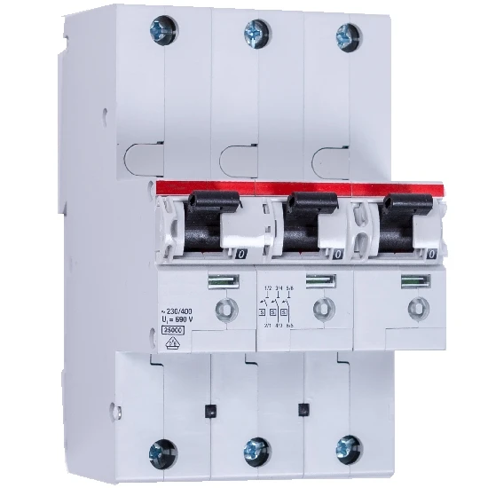 Hauptleitungsschutzschalter Für Norm-Tragschiene (Hutschiene) 50A 3-polig 3 Hauptleitungsschutzschalter Für Norm-Tragschiene (Hutschiene) 50A 3-polig