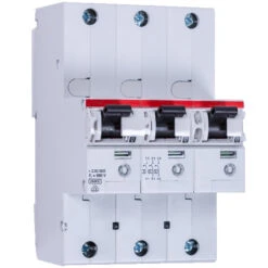 Hauptleitungsschutzschalter Für Norm-Tragschiene (Hutschiene) 35A 3-polig