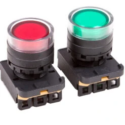 Beleuchtete Einbau Taste 22mm