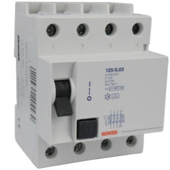 Fehlerstromschutzschalter 125A 0,03A 4polig