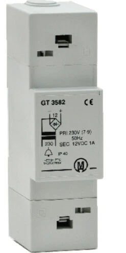 Klingeltransformator 12V Gleichspannung