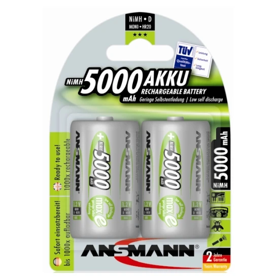 Mono-Akkus D - Pack Mit 2 Stück 3 Mono-Akkus D - Pack Mit 2 Stück