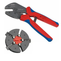 Crimpzange Mit 3 Wechseleinsätzen